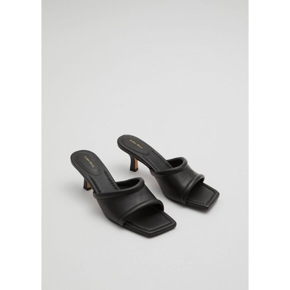 & OTHER STORIES Soft Leather Mules Black Womens Size US 5 - Picture 2 of 12